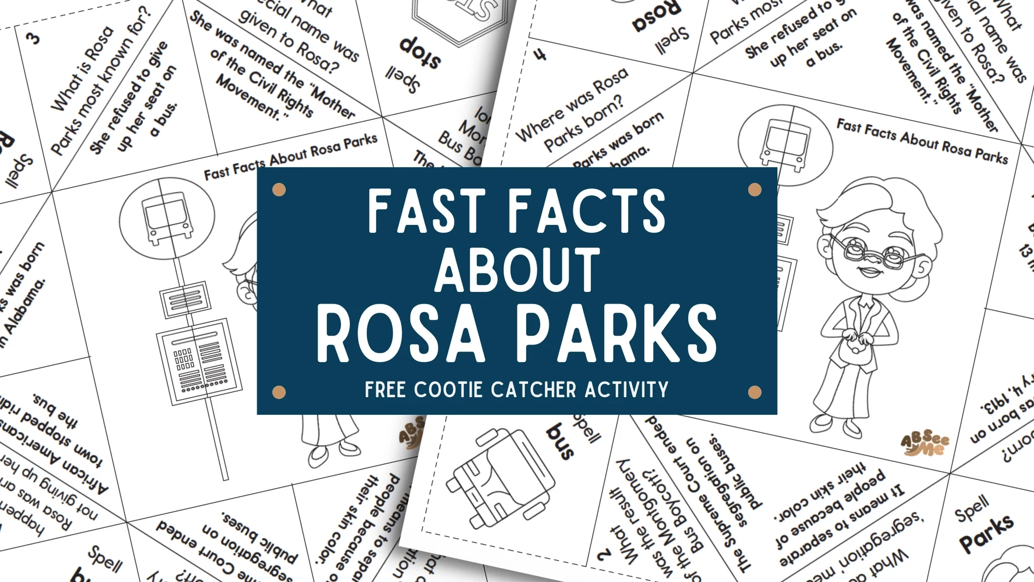 Happy Birthday Rosa Parks Free Printable Activity For Kids 