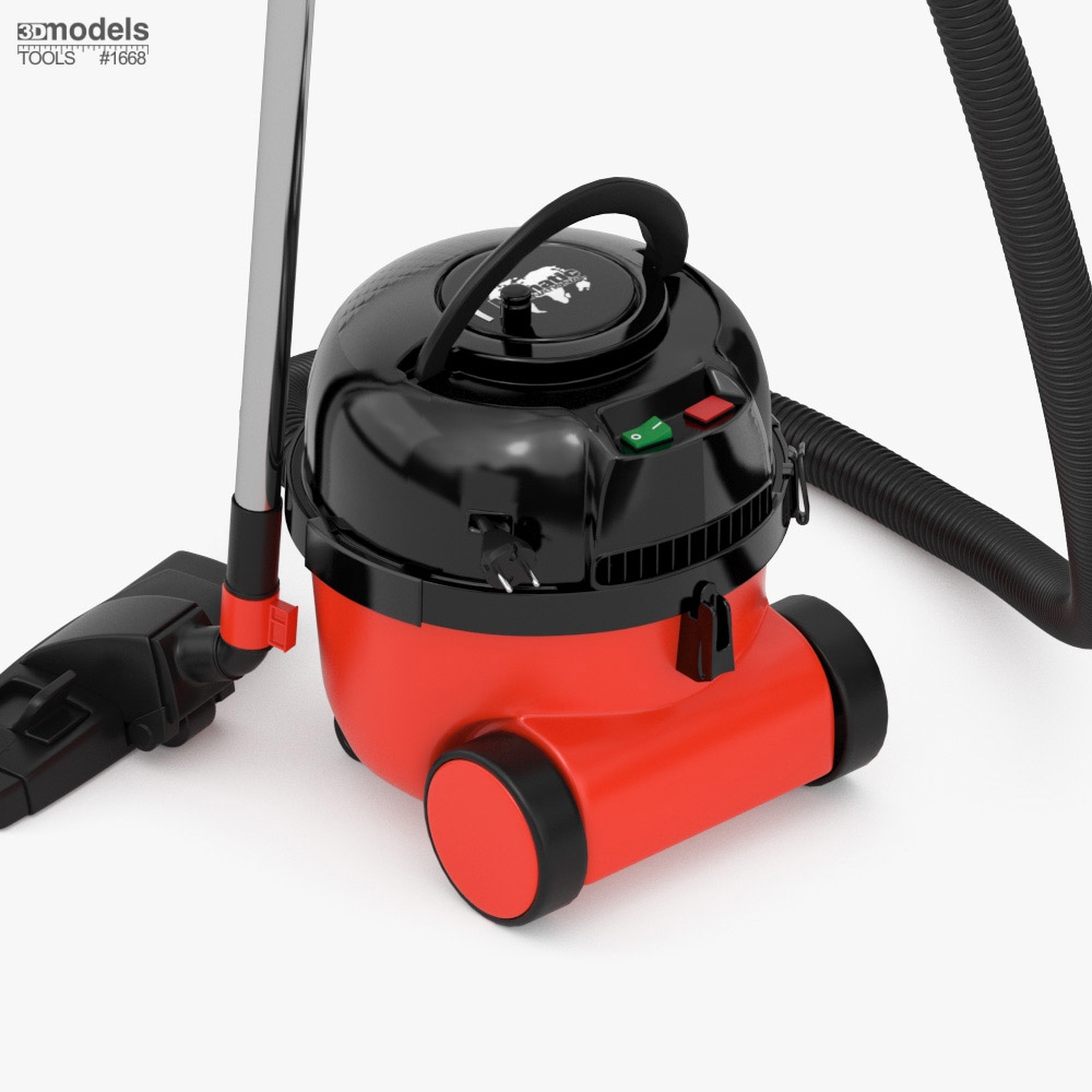 Henry Vacuum Cleaner 3D Model Download Home Appliances On 