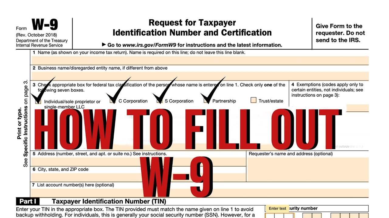 W9 Form How To Fill