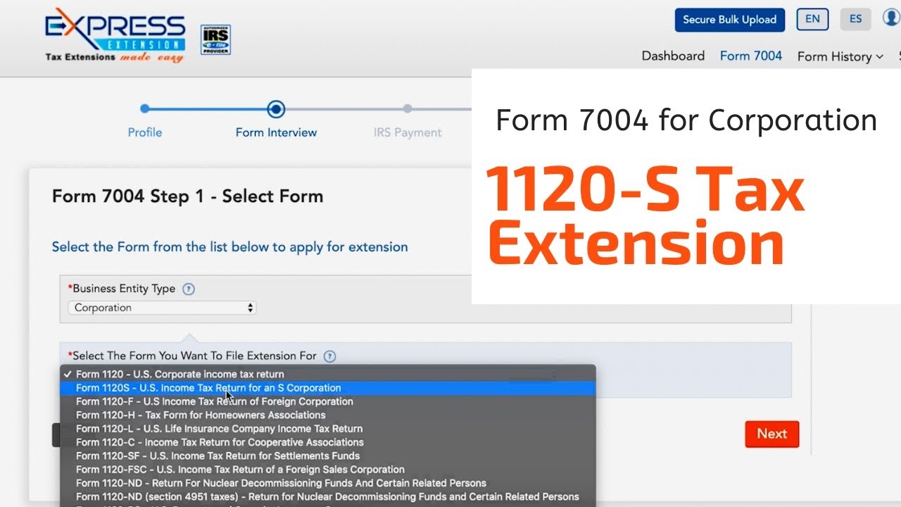 How To File A Tax Extension For An S Corporation 