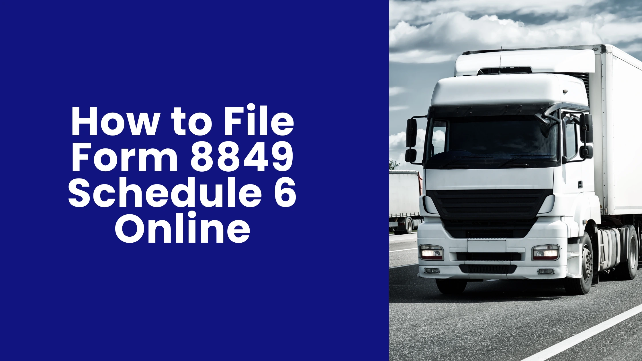 How To File Form 8849 Schedule 6 Online How To File Form 8849 Schedule 6 Online