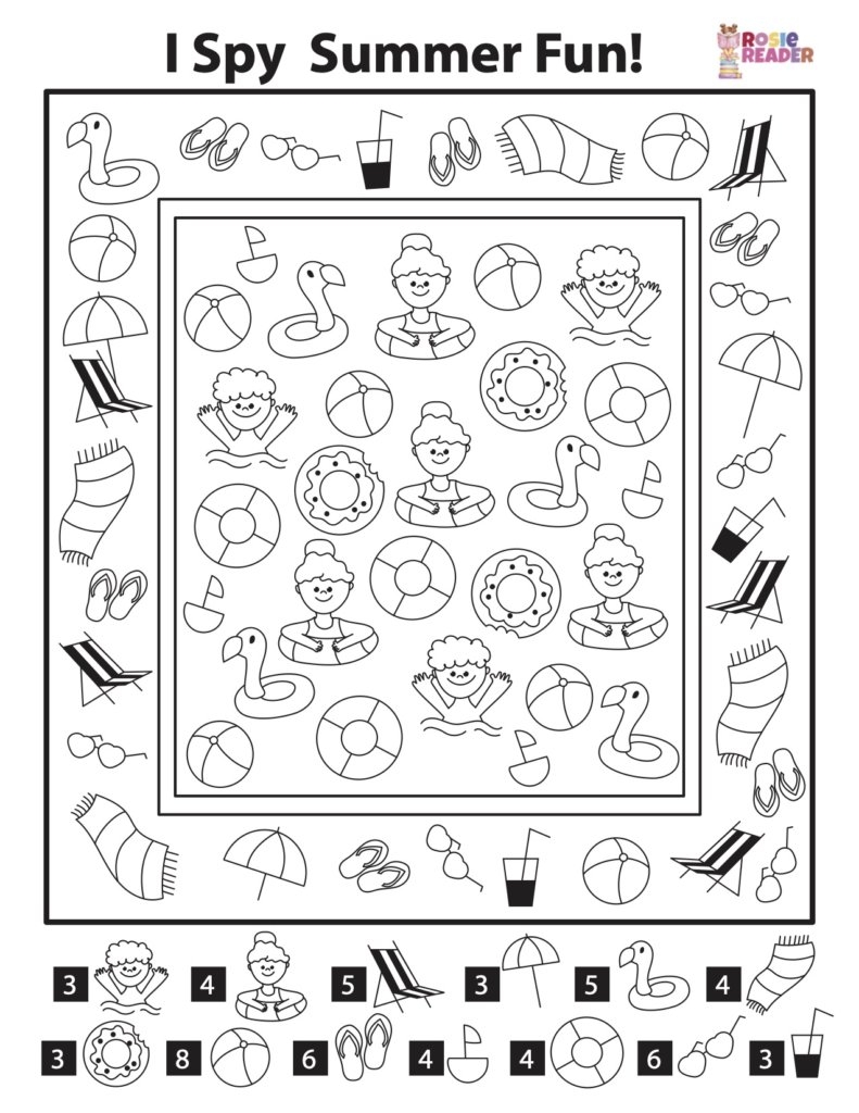 Free Printable Summer Worksheets For Kids