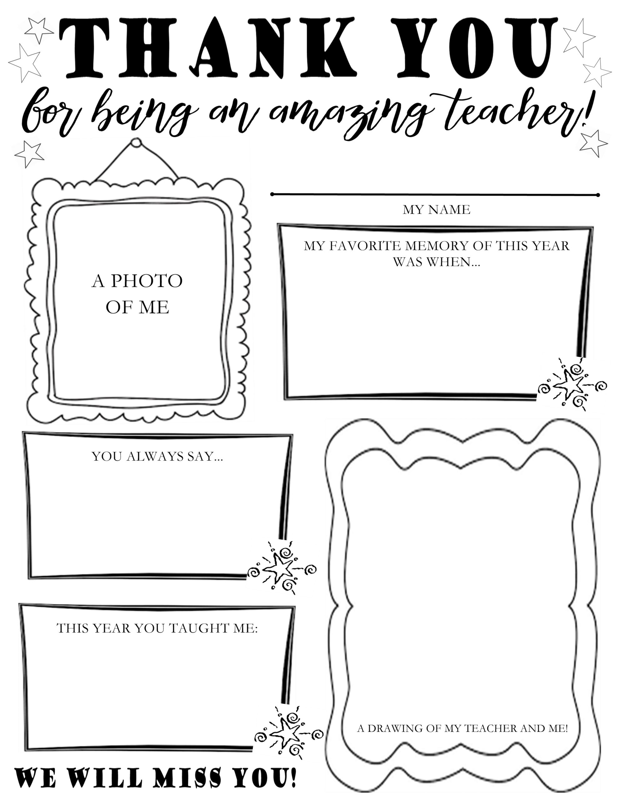 Free Teacher Printable Worksheets For Writing