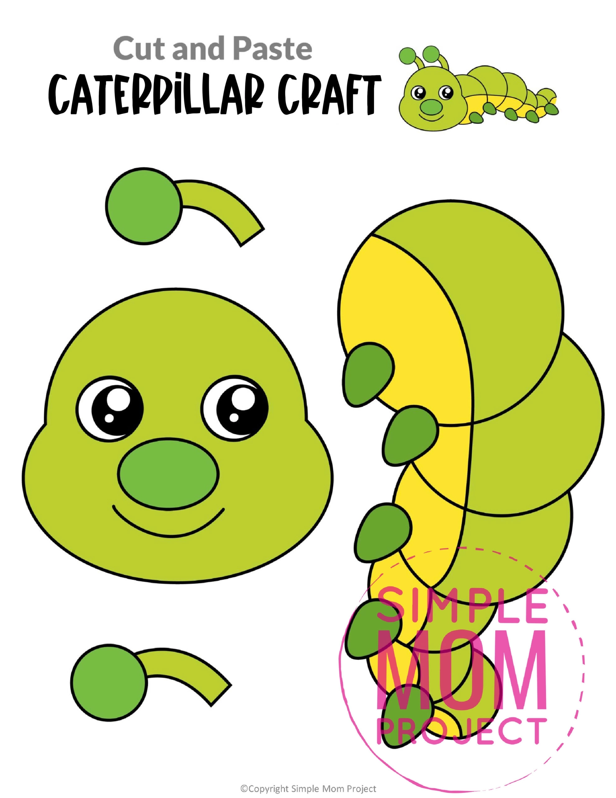 Insect Template Printable Crafts For Kids