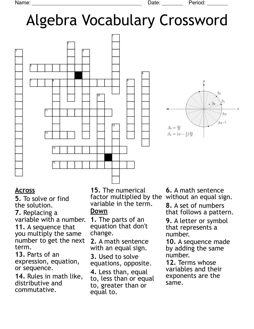 Intermediate Crossword Clue 2 7