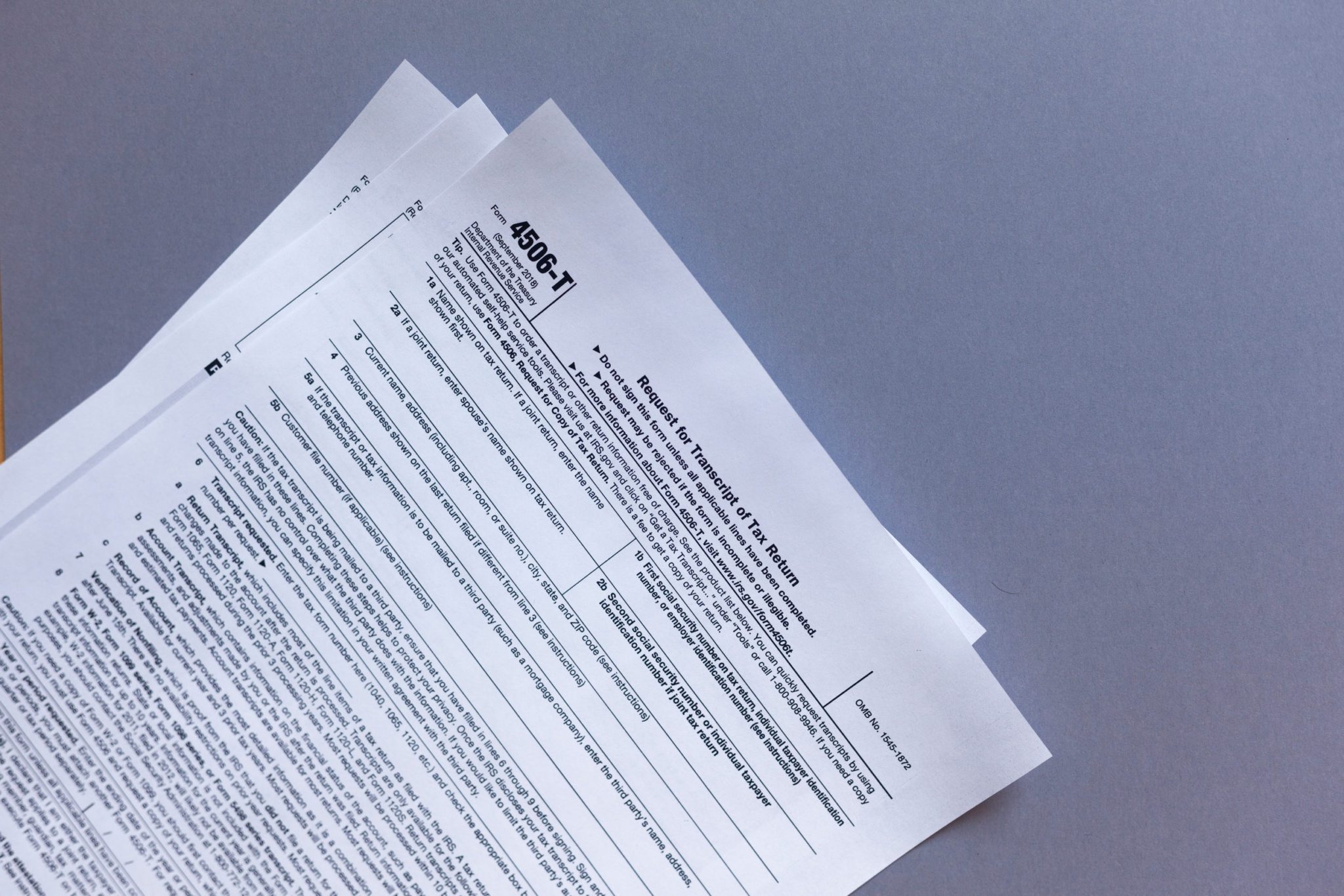 Irs Form Request For Transcript