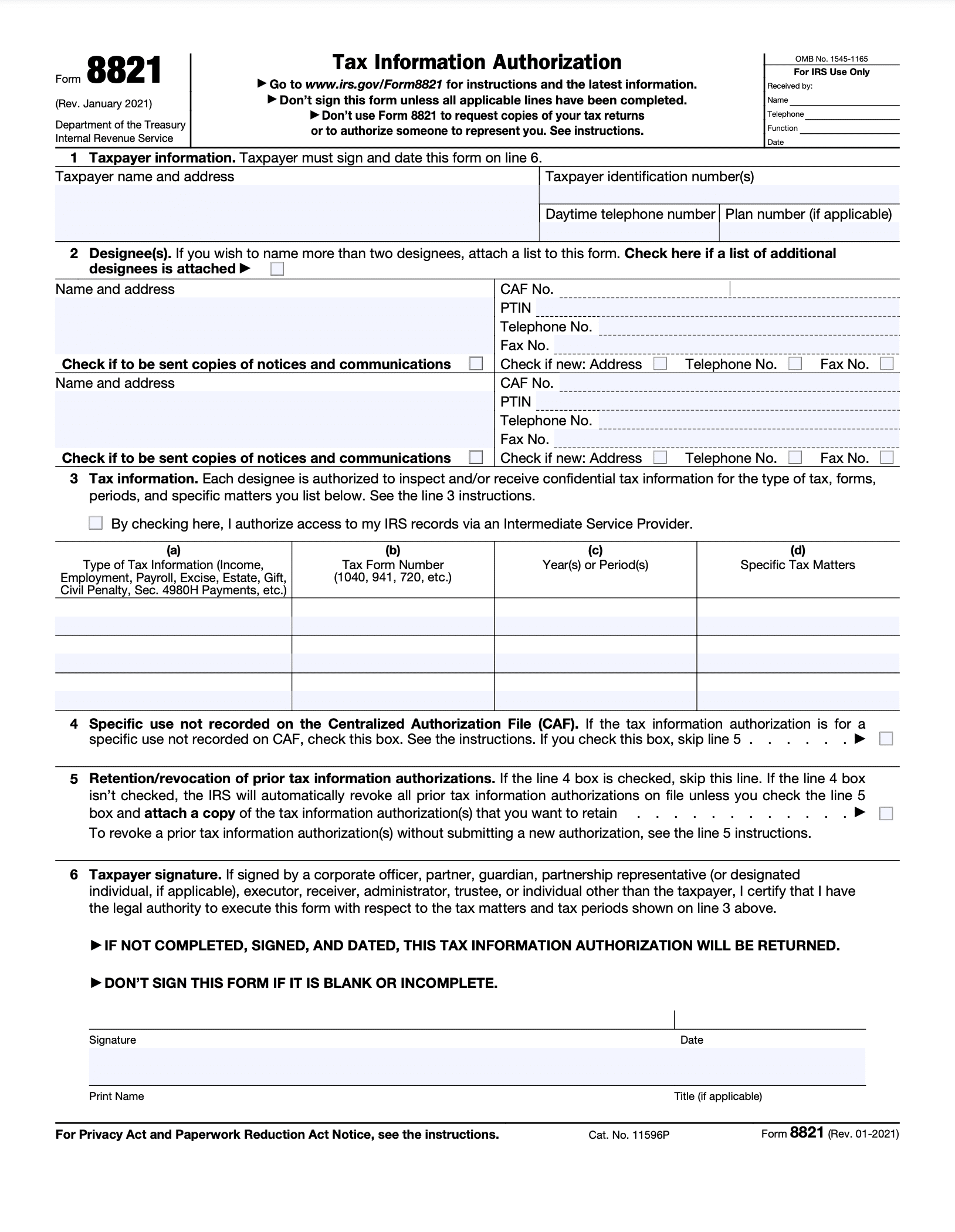 IRS Form 8821 Instructions For Filing Financial Cents IRS Form 8821 Instructions For Filing Financial Cents