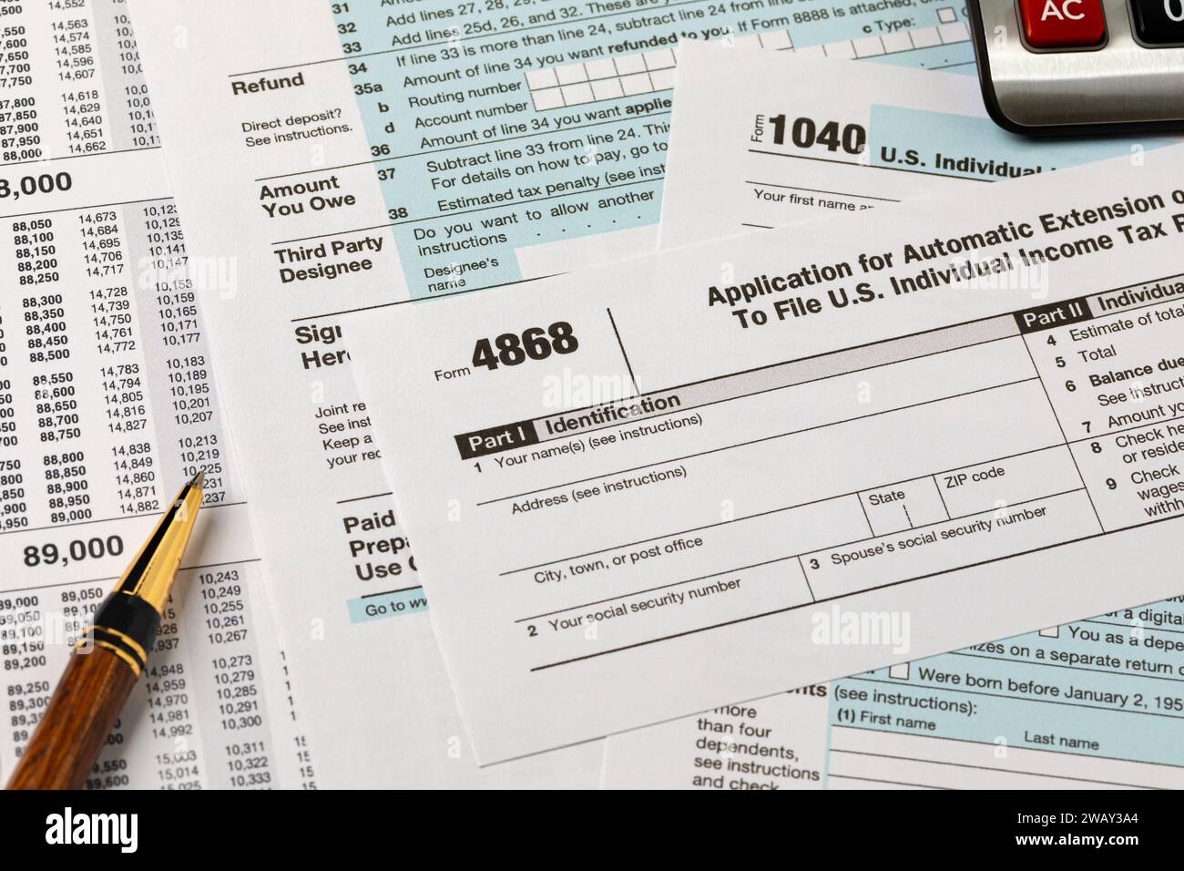 Irs Form 4868 Extension