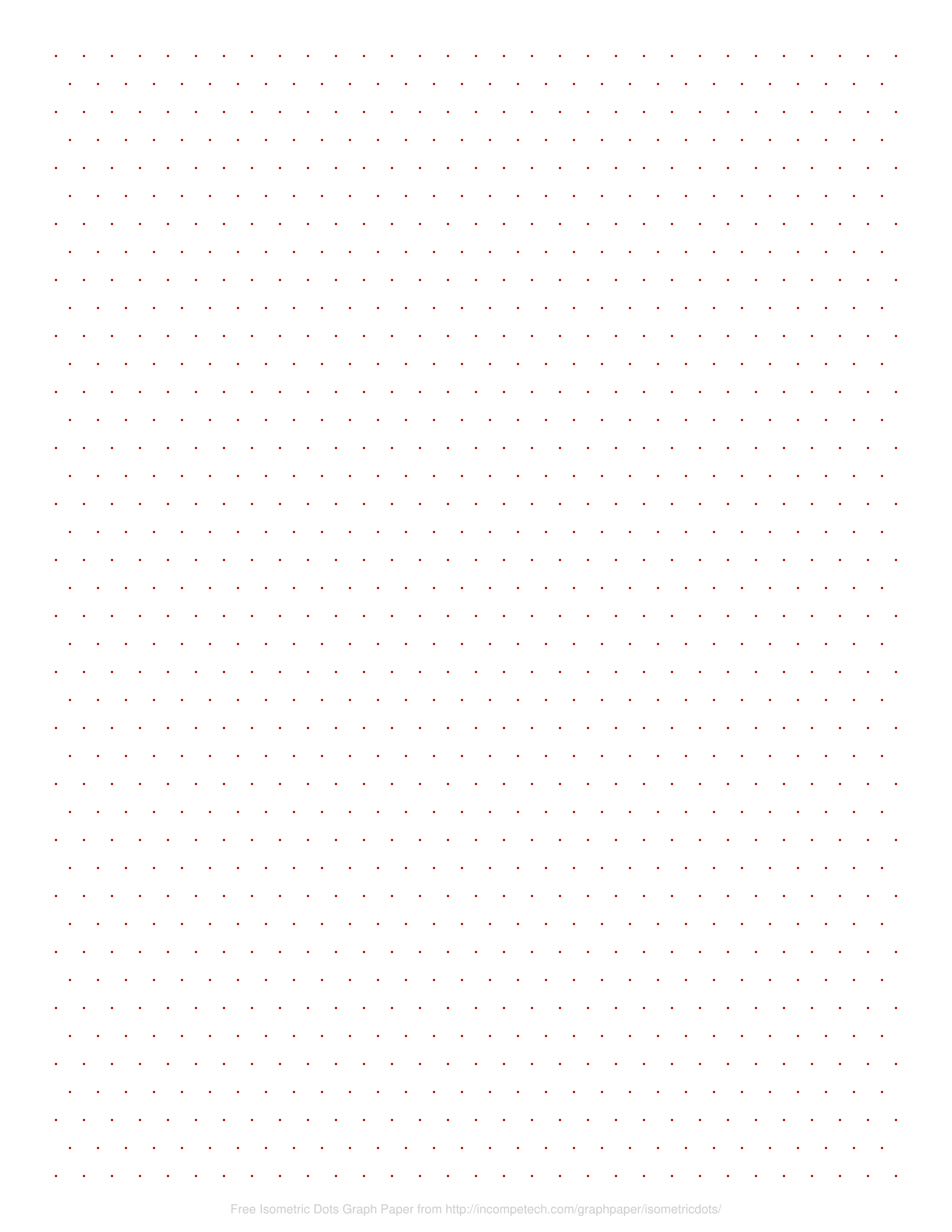 Isometric Dot Paper Printable Free