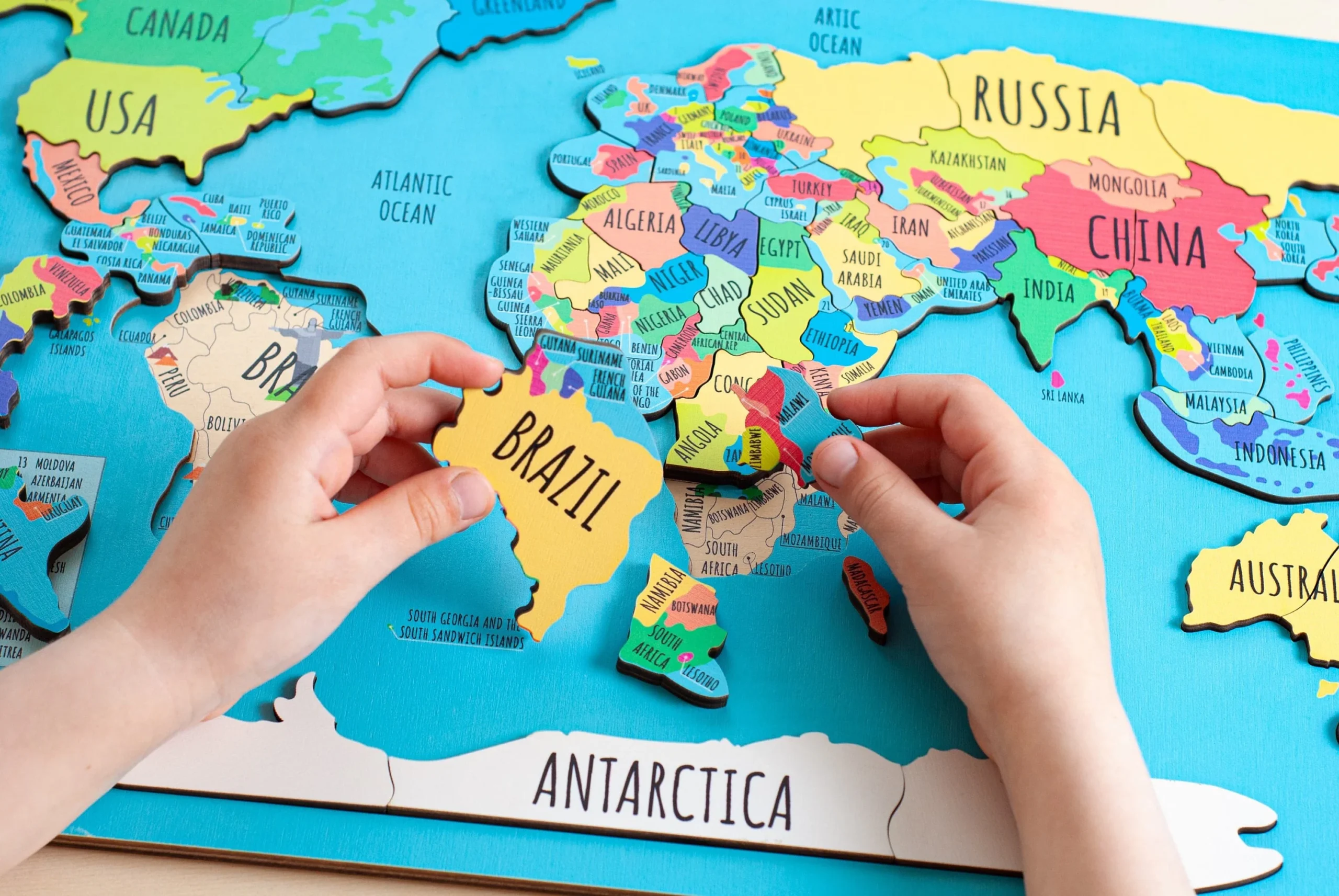 Kids World Map Gift For Kids World Map Puzzle For Kids Gift 