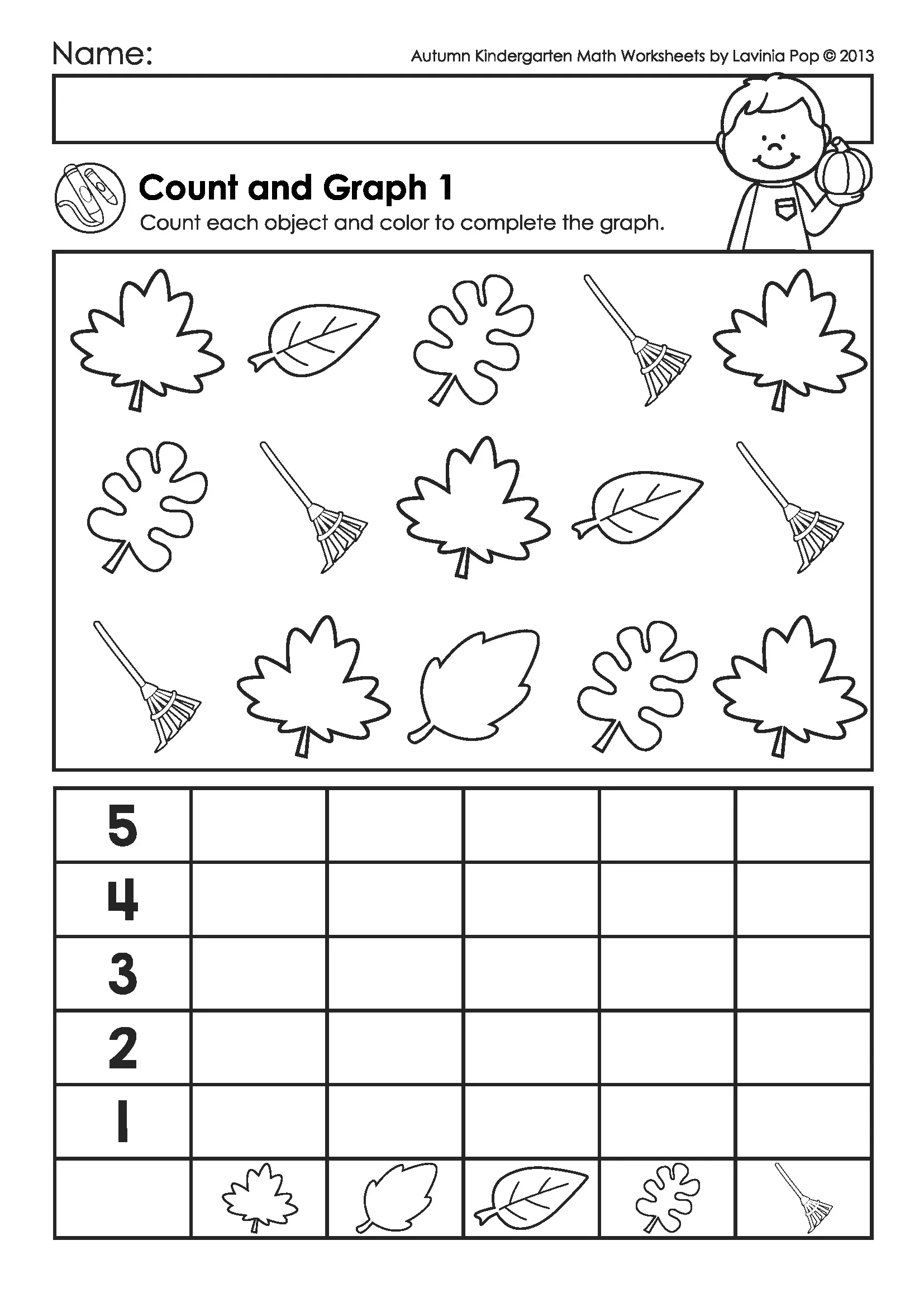 Kindergarten Math Printable Activity Sheets For Preschoolers 