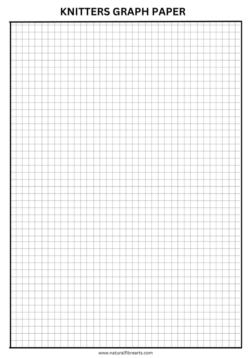 Knitters Graph Paper Free Download Natural Fibre Arts