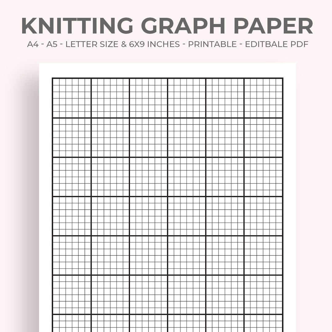 Free Knitting Graph Paper To Print