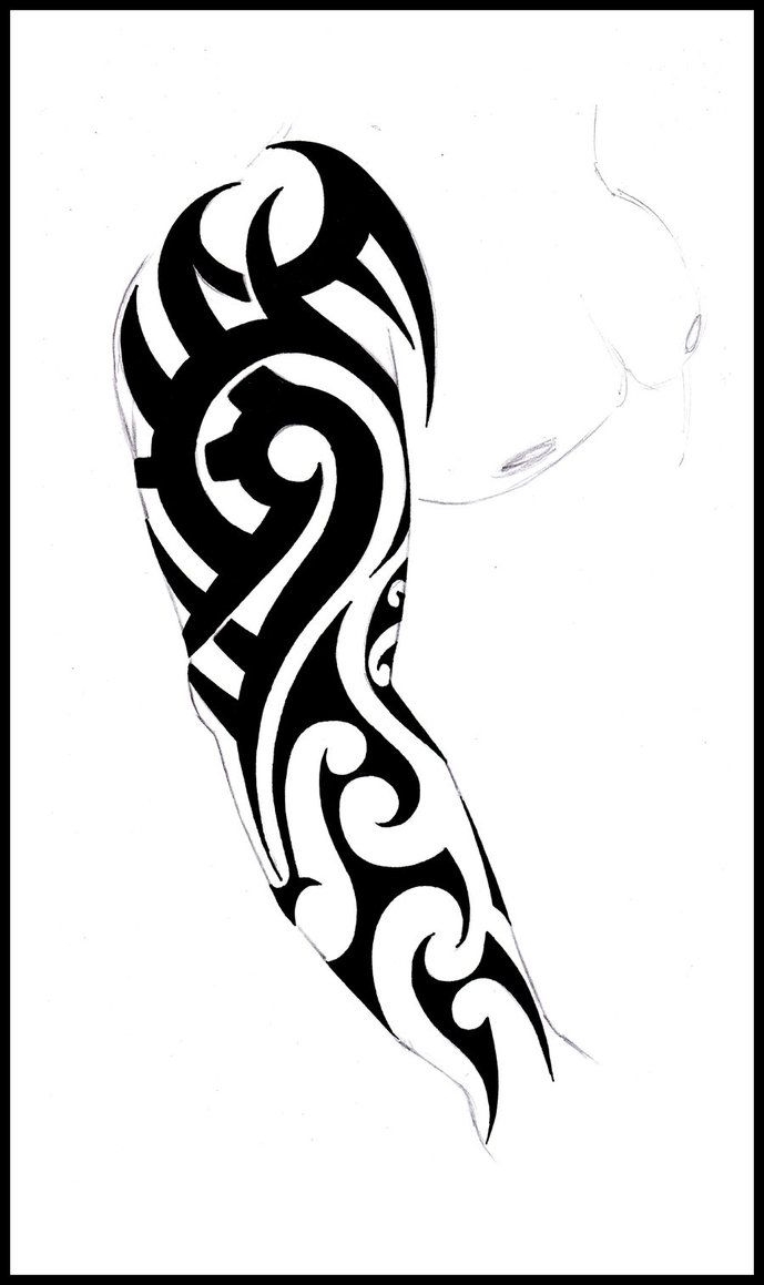 Large Free Printable Tattoo Designs Full Sleeve Tattoo 3 By 