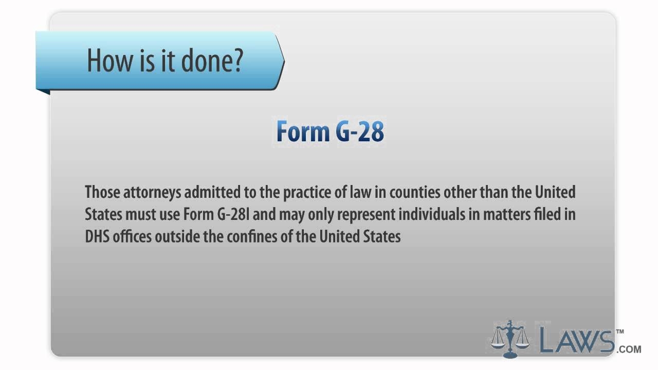 What Is The Form G28