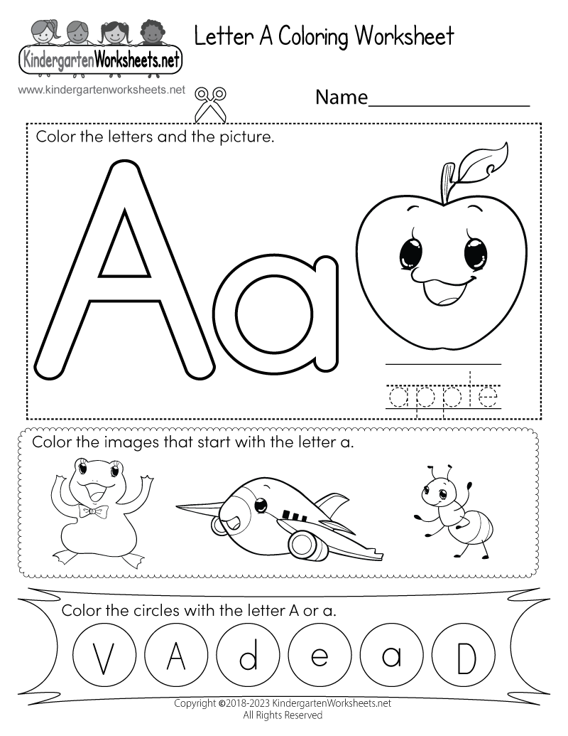 Free Printable Preschool Alphabet Worksheets