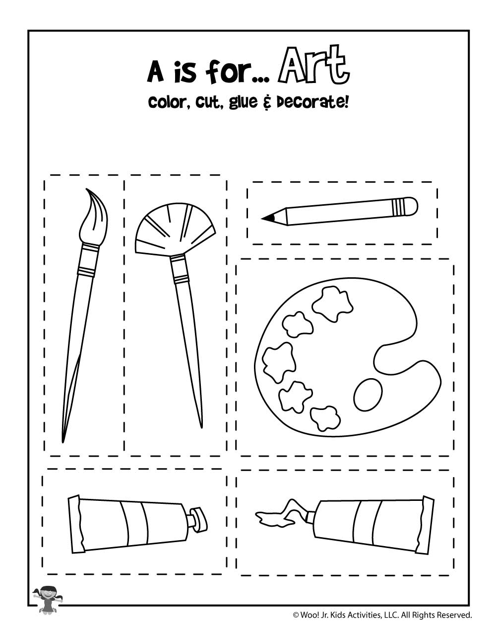 Arts And Crafts Printable Activities