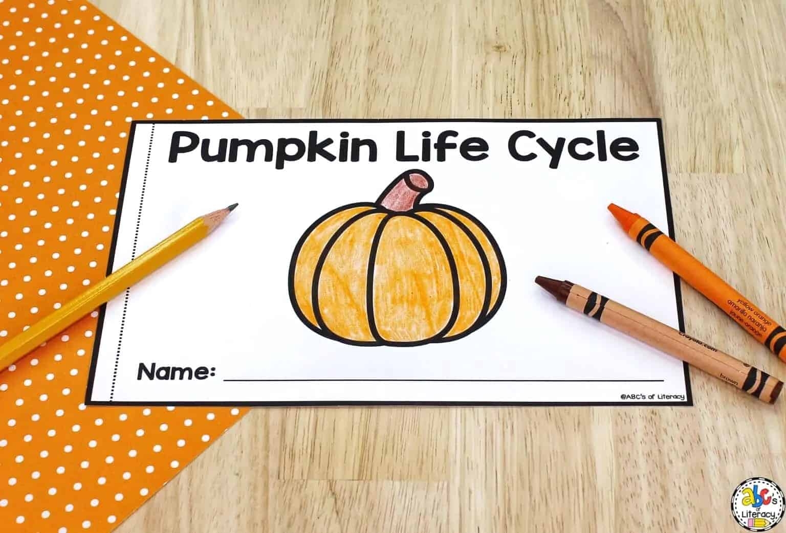 Life Cycle Of A Pumpkin Book Free Printable Science Book