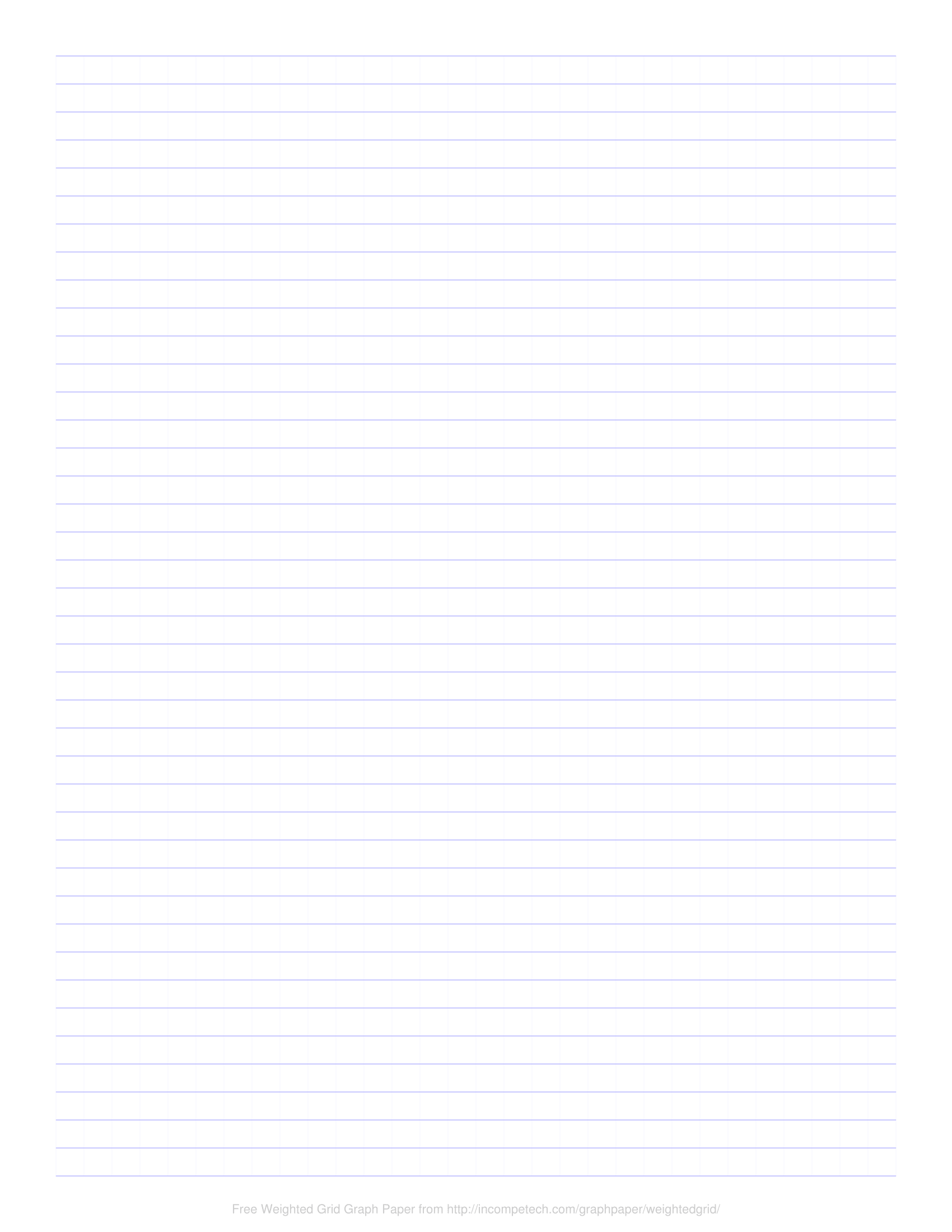 Light Graph Paper Printable