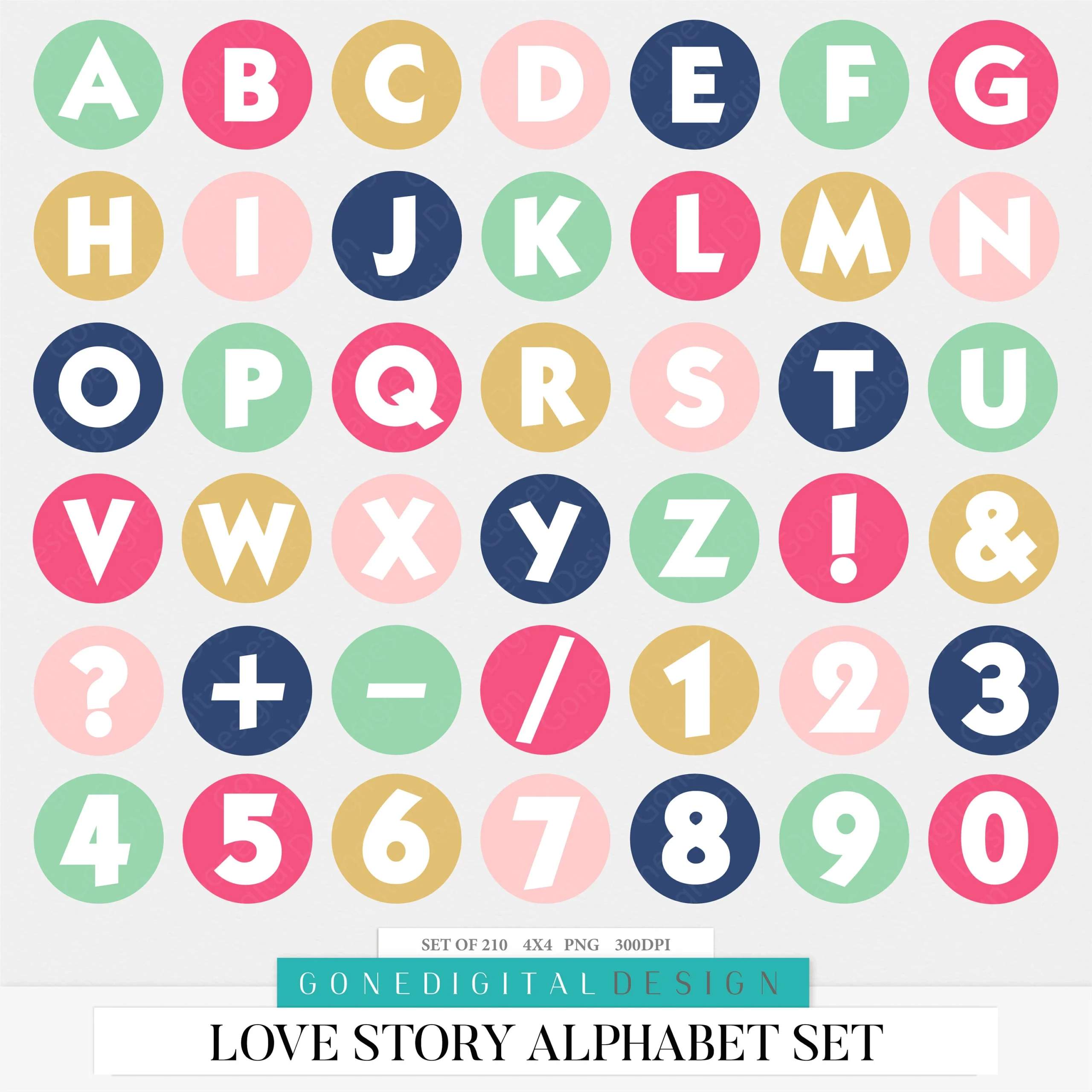 Love Story Alphabet Stickers Scrapbook Art Letters PDF Etsy 