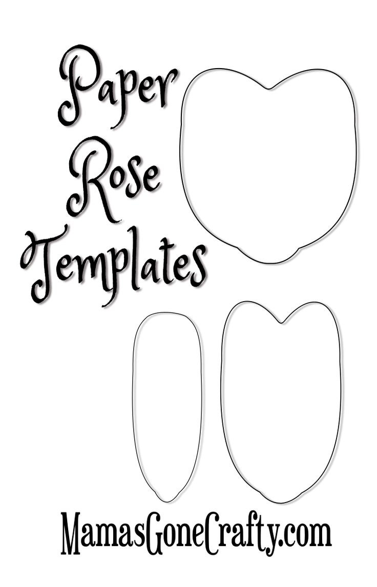 Make Crepe Paper Roses Free Template amp Tutorial