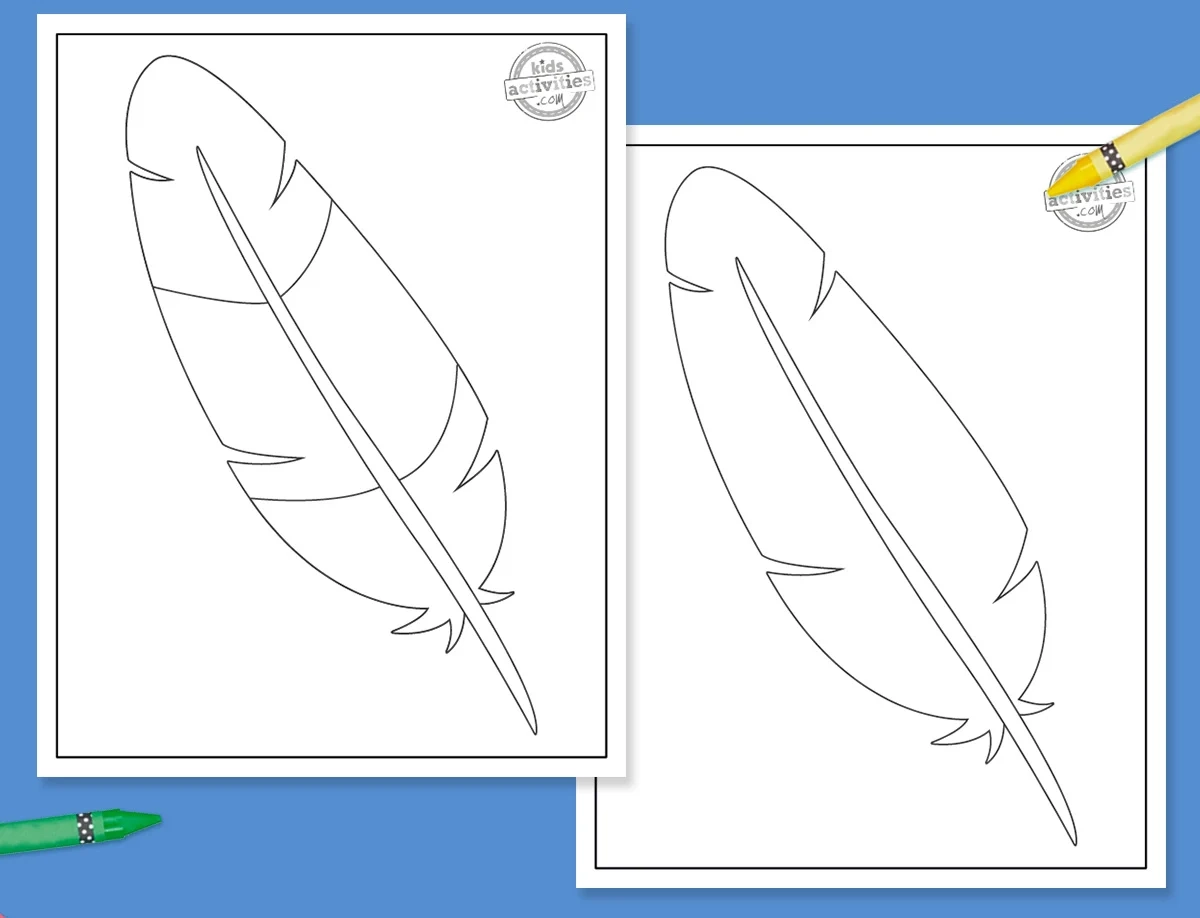 Feather Template Printable Free