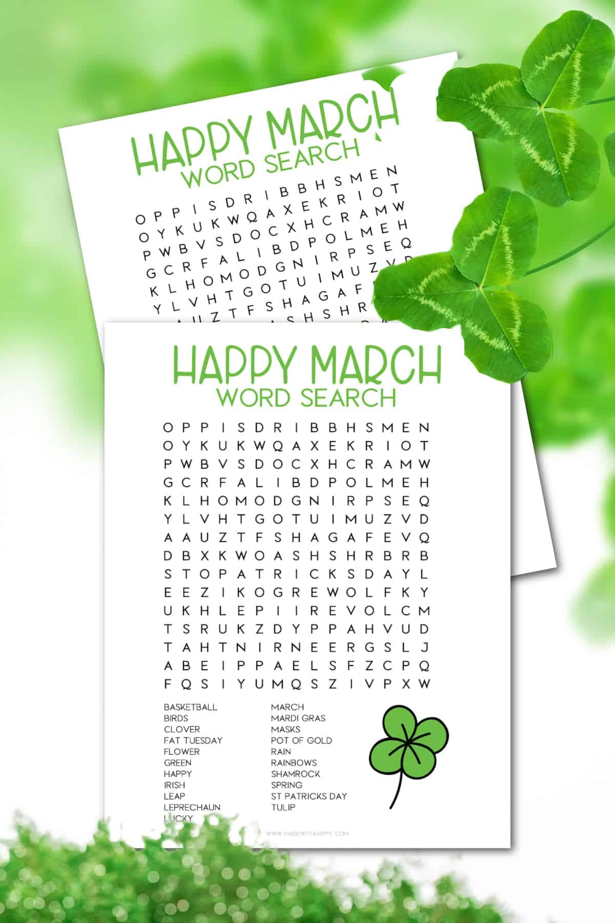 Free Printable Word March