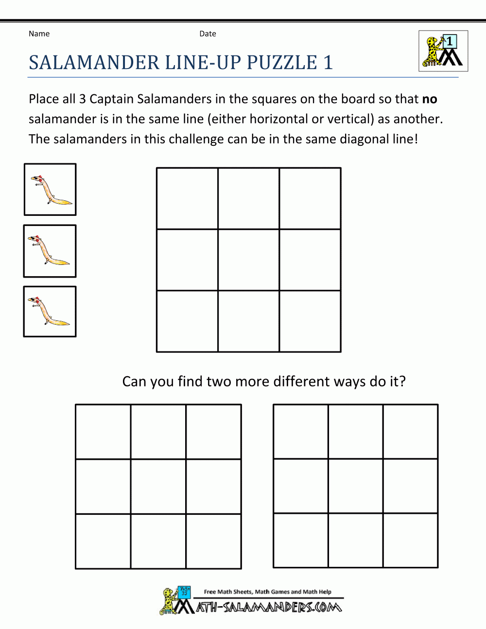 First Grade Puzzles Printable
