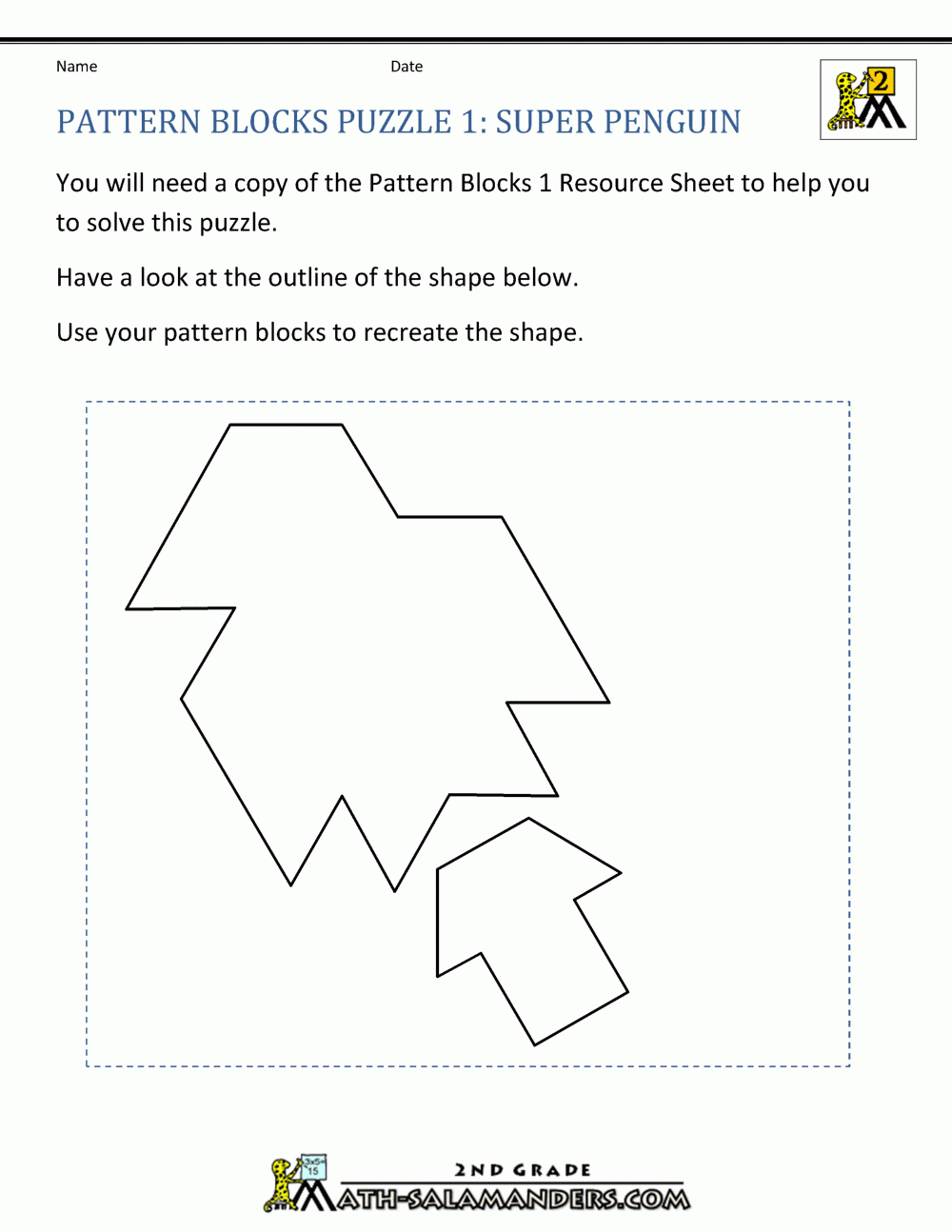 Math Puzzles For Kids Shape Puzzles