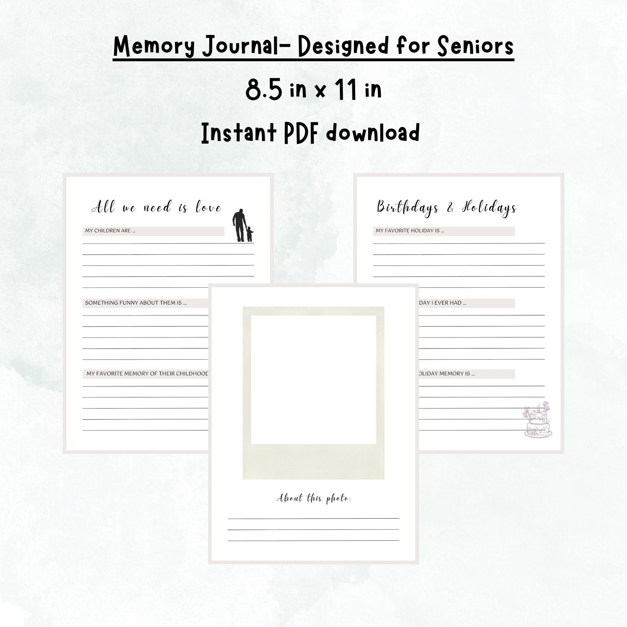 Memory Journal Story Of My Life Personal History Conversation 
