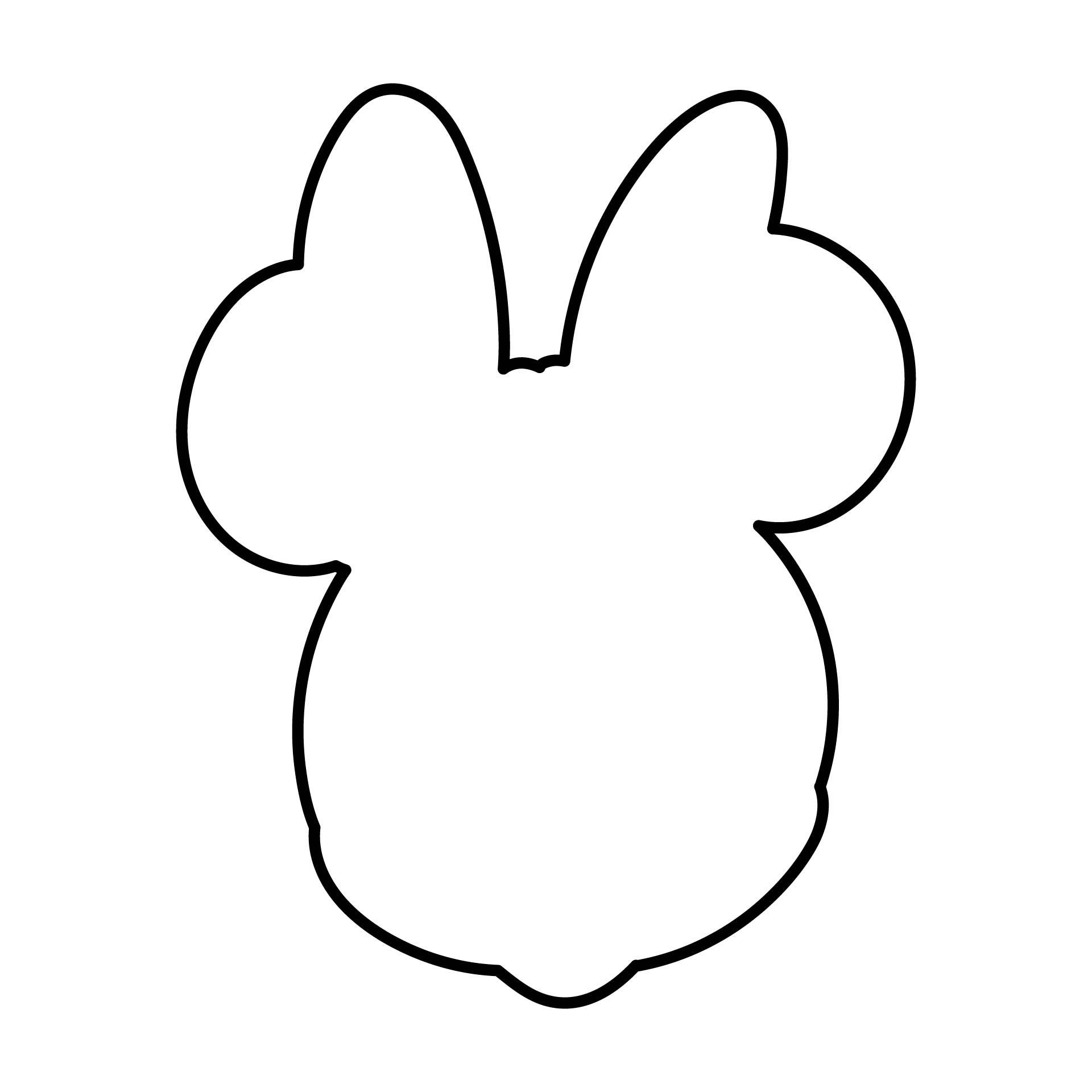 Minnie Mouse Face Template 7 Free PDF Printables Printablee