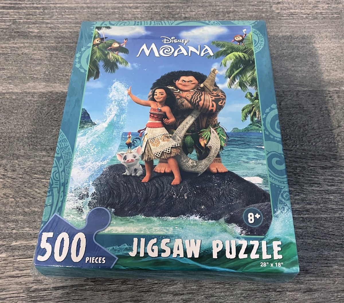 Moana Jigsaw Puzzle 500 Pieces 28 X 18 Disney Movie Club Sealed NEW