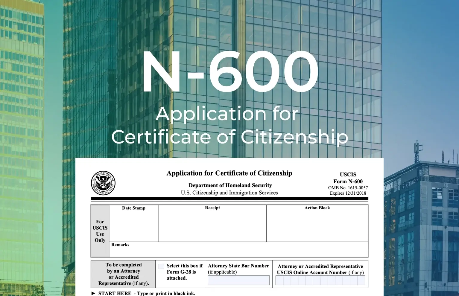 N 600 Form For Child Fee