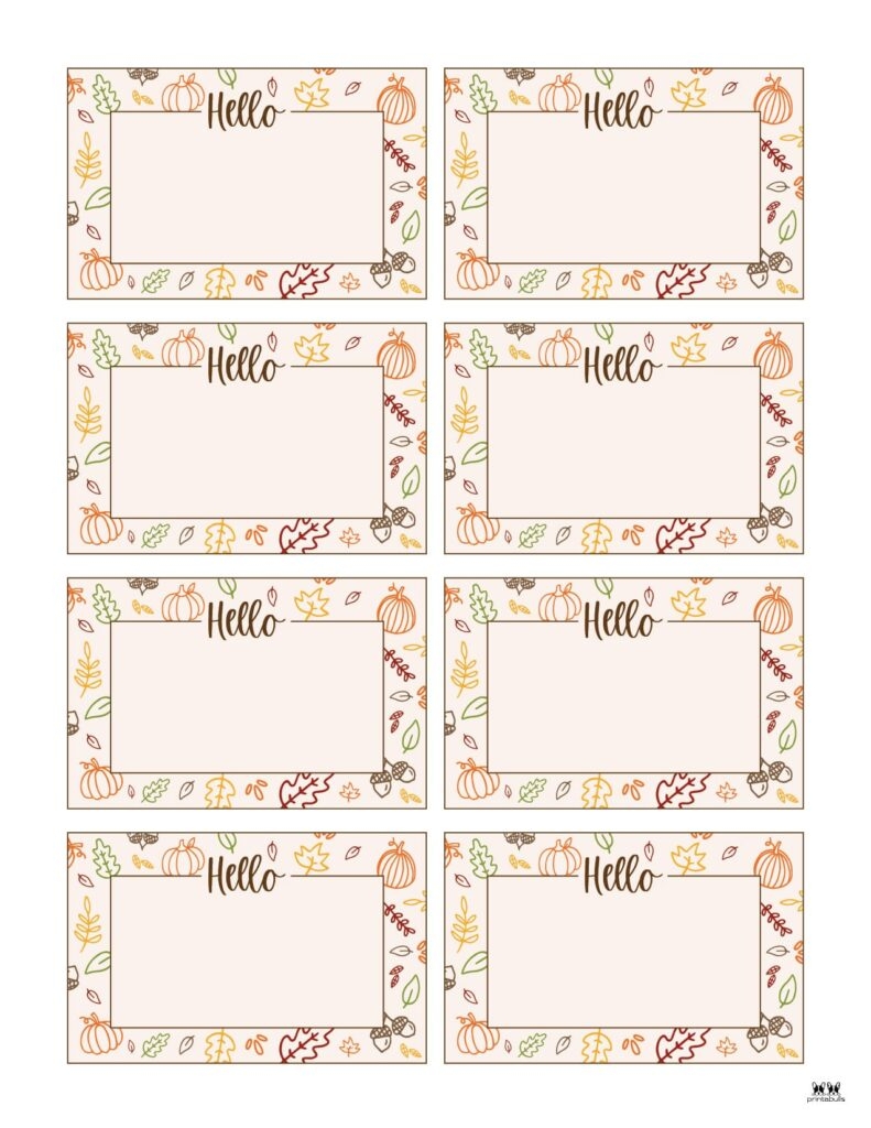 Free Printable Name Badge Template