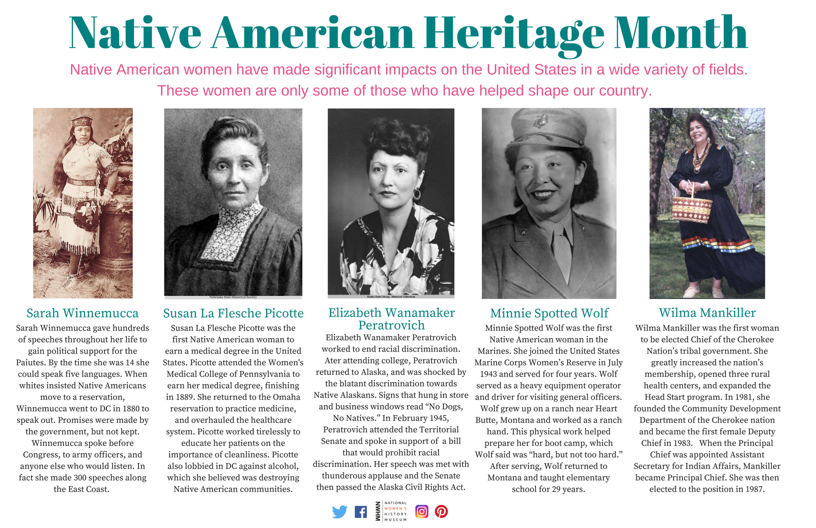 Native American Heritage Month National Women s History Museum