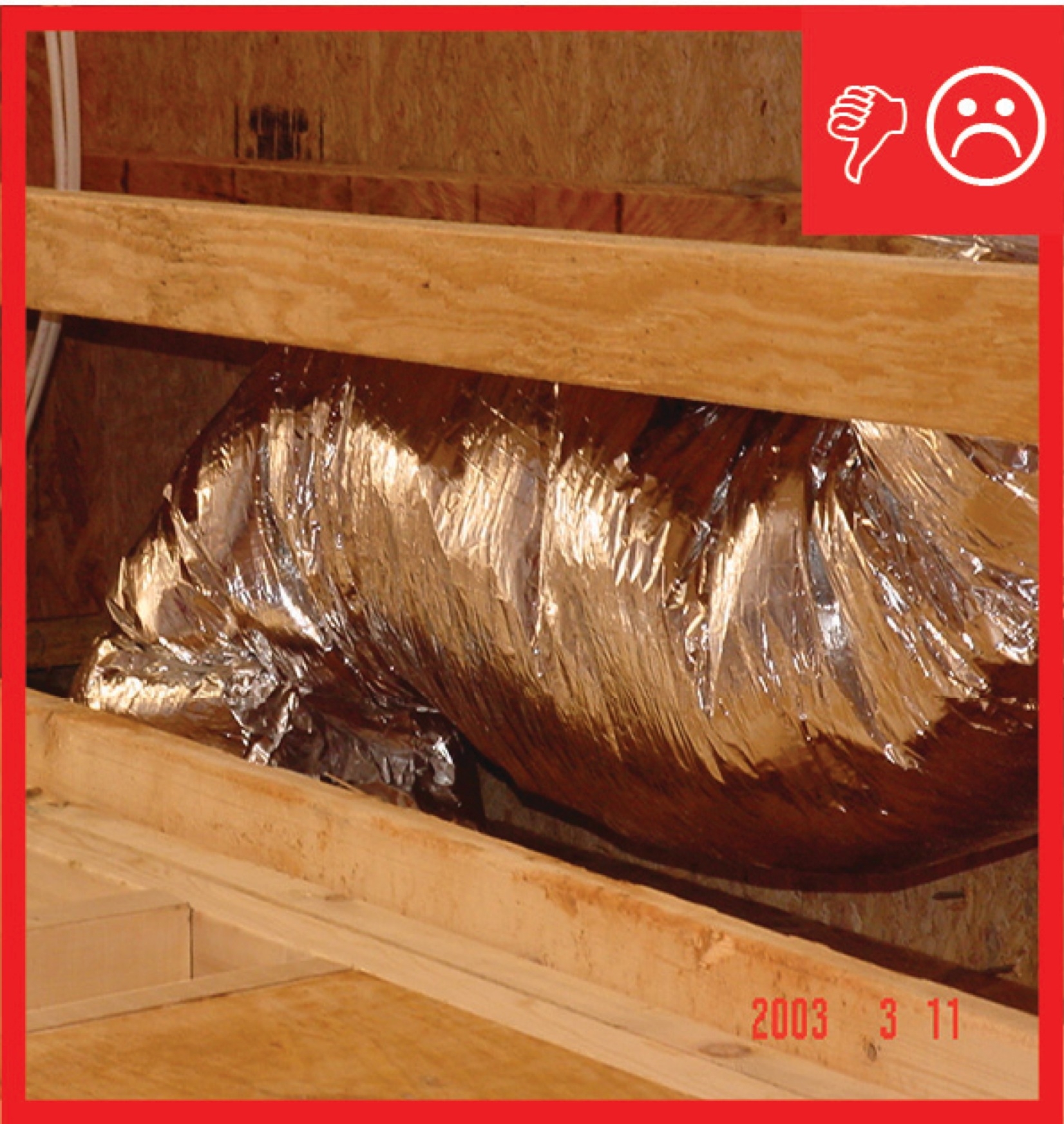 No Kinks Or Sharp Bends In Flex Duct Installation Building 