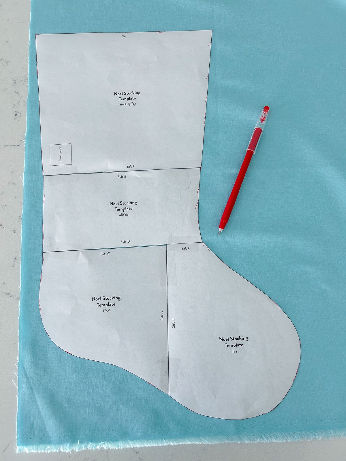 Noel Quilted Stocking Pattern Suzy Quilts