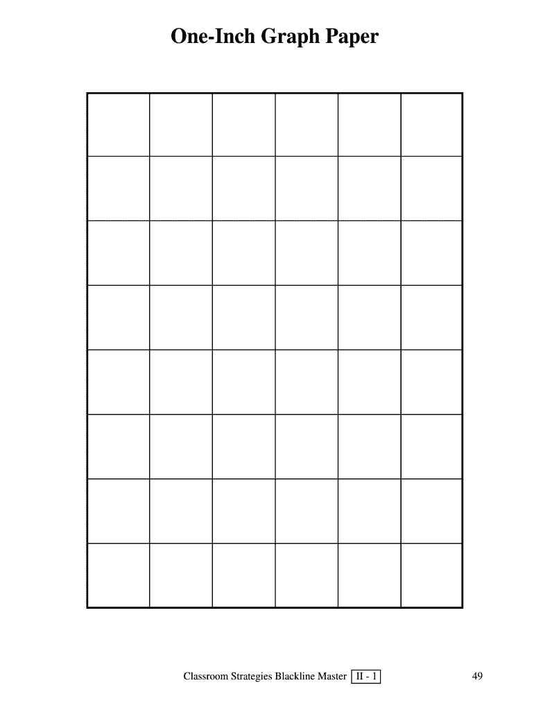 Graph Paper With Large Squares