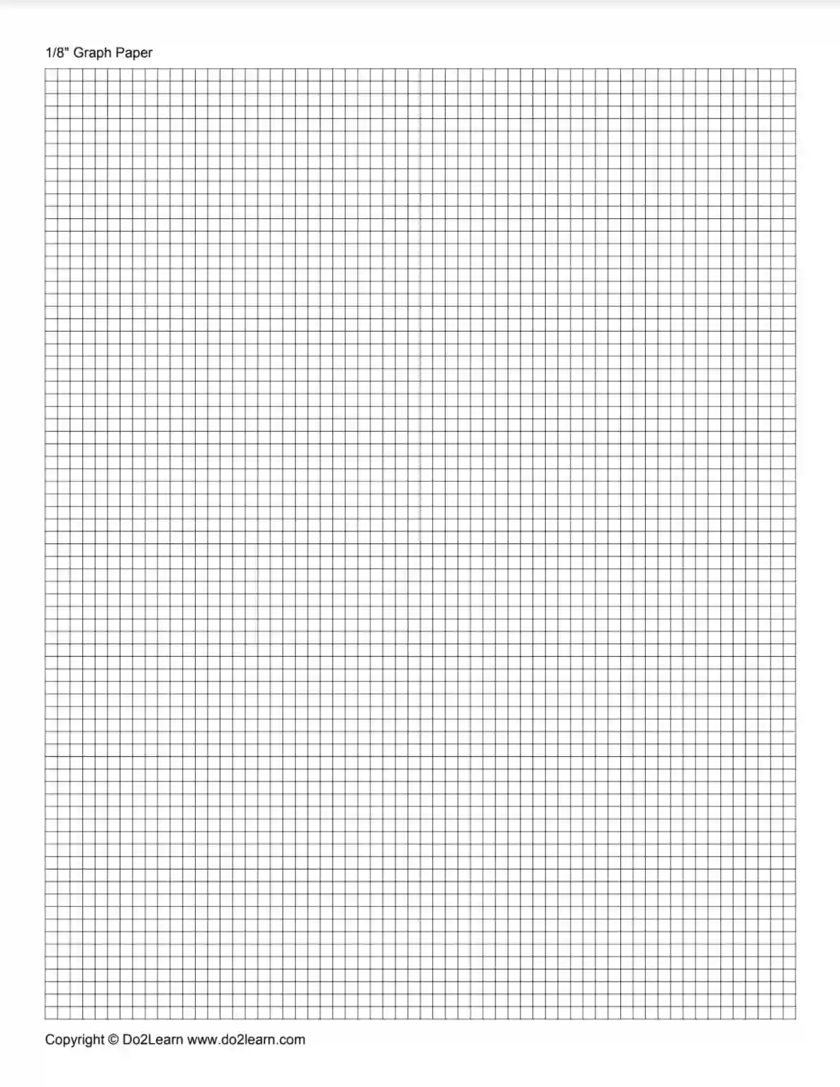 Crochet Graph Paper Printable