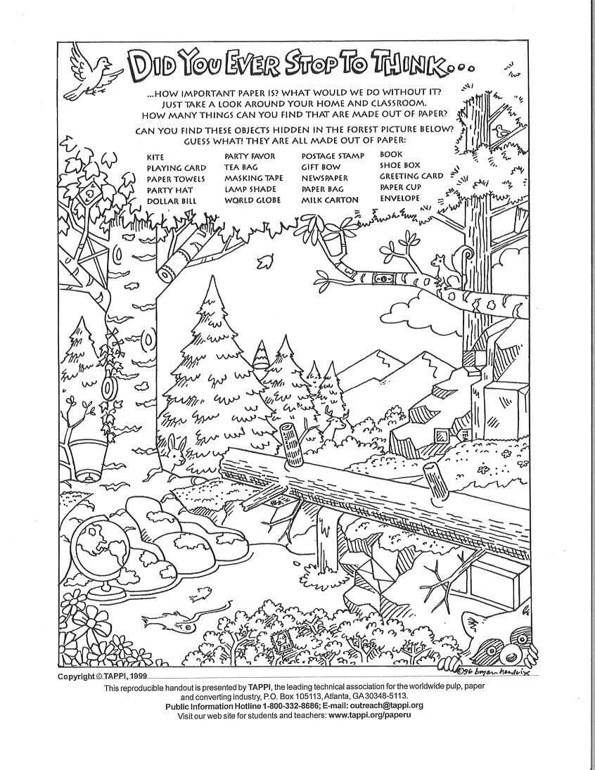 Hidden Object Printable Puzzles For Adults