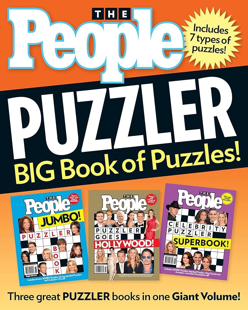 People Puzzler BIG Book Of Puzzles Editors Of People Magazine People Puzzler BIG Book Of Puzzles Editors Of People Magazine