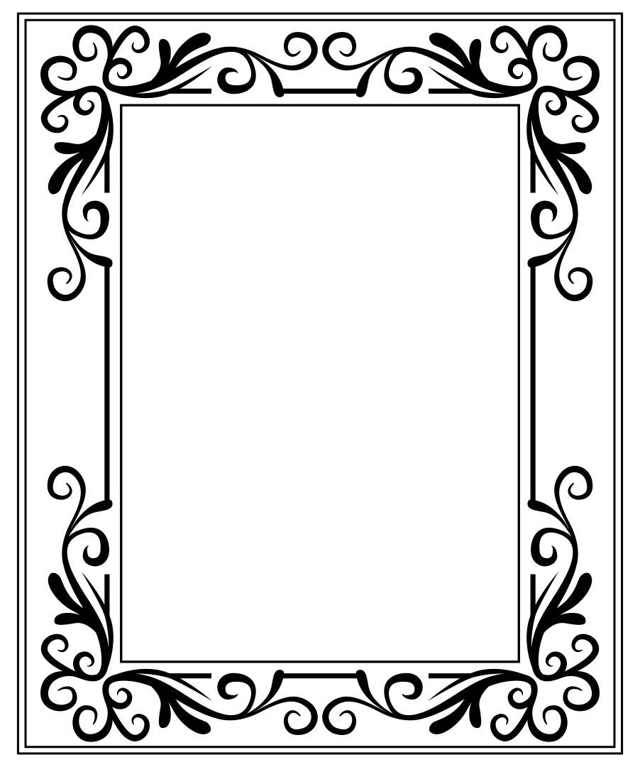 Printable Picture Frame Template