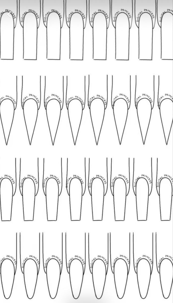 Pin By Vianey On Cosas Que Comprar Printable Nail Art Templates 