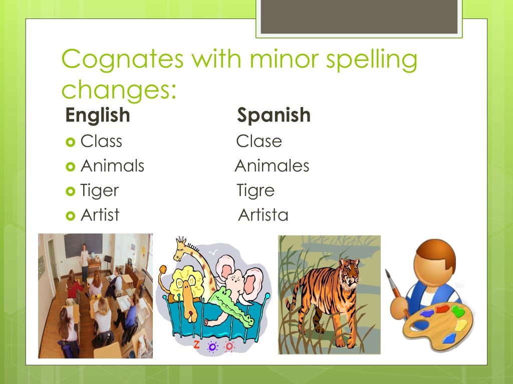 Cognate Definition For Kids
