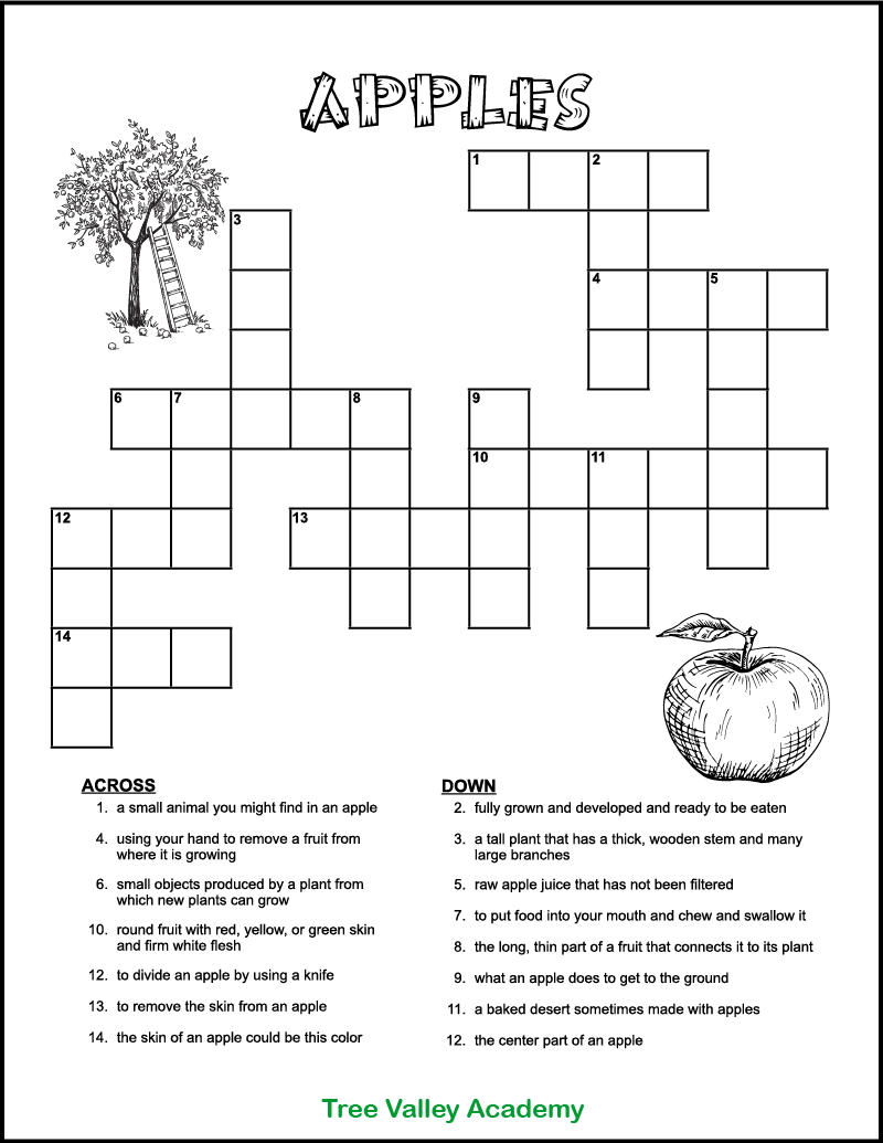 Fun Easy Printable Crossword Puzzles