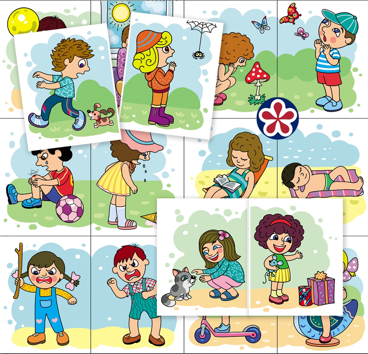 Printable Feelings amp Emotions Cards Matching Game TeachersMag