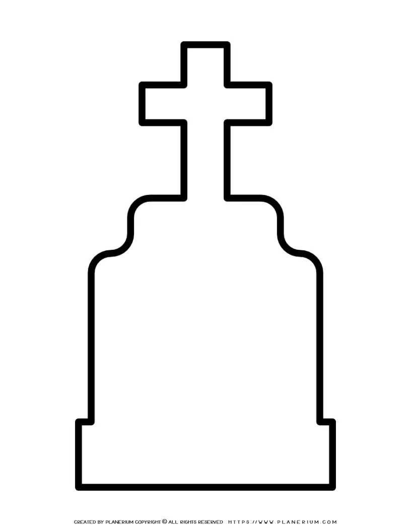 Headstone Template Printable