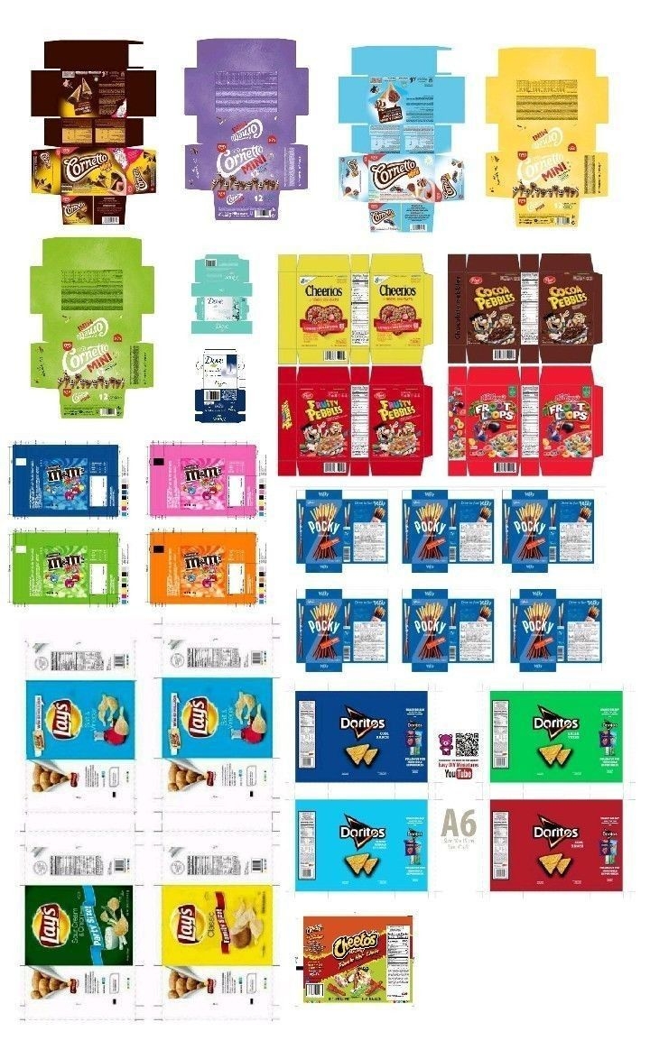 Printable Miniature Dollhouse Candy 19E