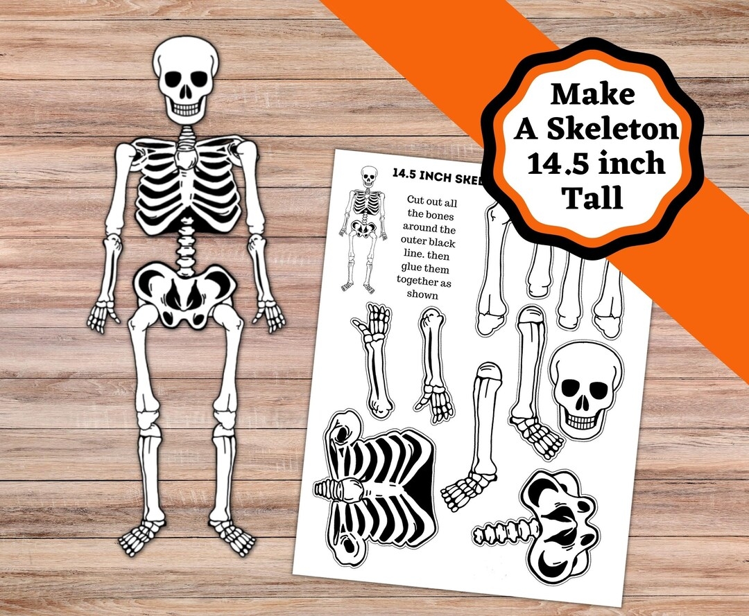Printable Skeleton Template