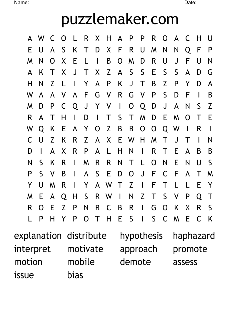 Printable Crossword Puzzles Free Creator